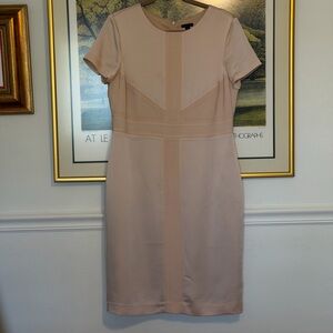 Ann Taylor Blush Midi Dress